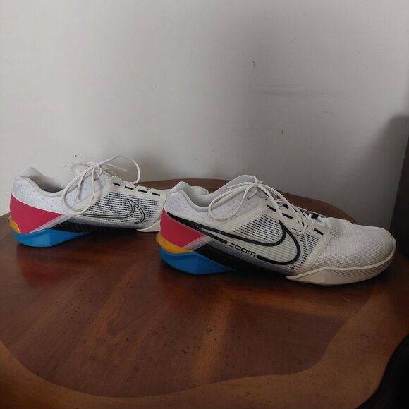 Nike Zoom Metcon Turbo 2 White Black Mens Size 11 Training Shoes DH3392-109 - Picture 3 of 10